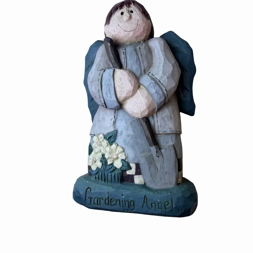 Gardening Angel Boy Eddie Figurine 6.5